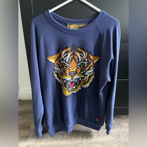 Aviator Nation Tiger Crew sweatshirt - Picture 1 of 3